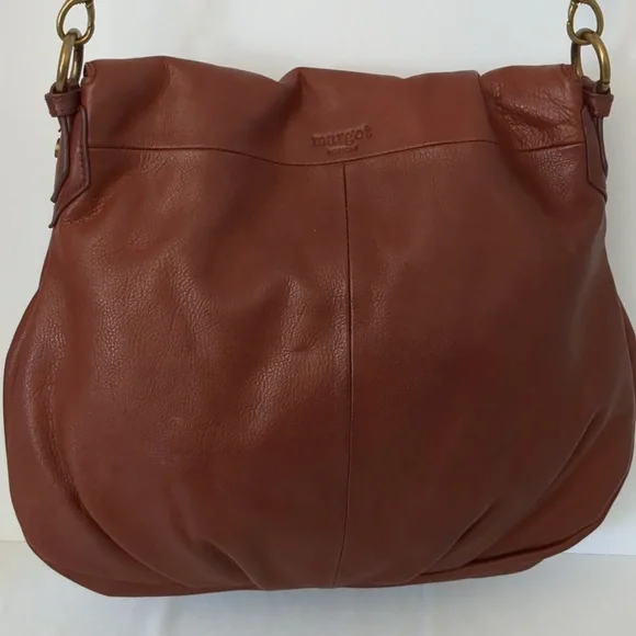 Margot Rust Leather Crossbody Bag - Picture 2 of 6